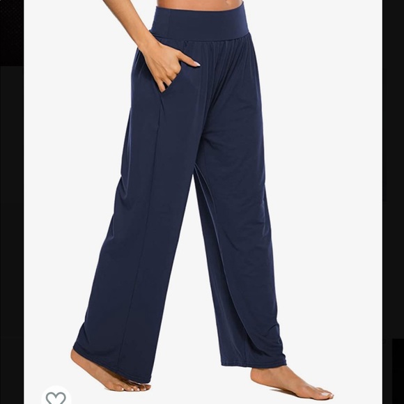 Navy blue lounge pants - Picture 2 of 4